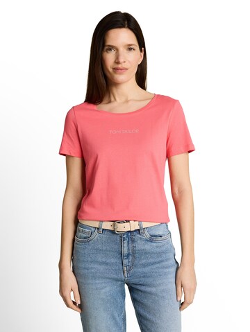 TOM TAILOR Shirt in Pink: front