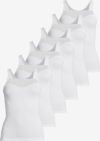 CON-TA Undershirt 'Modal' in White: front