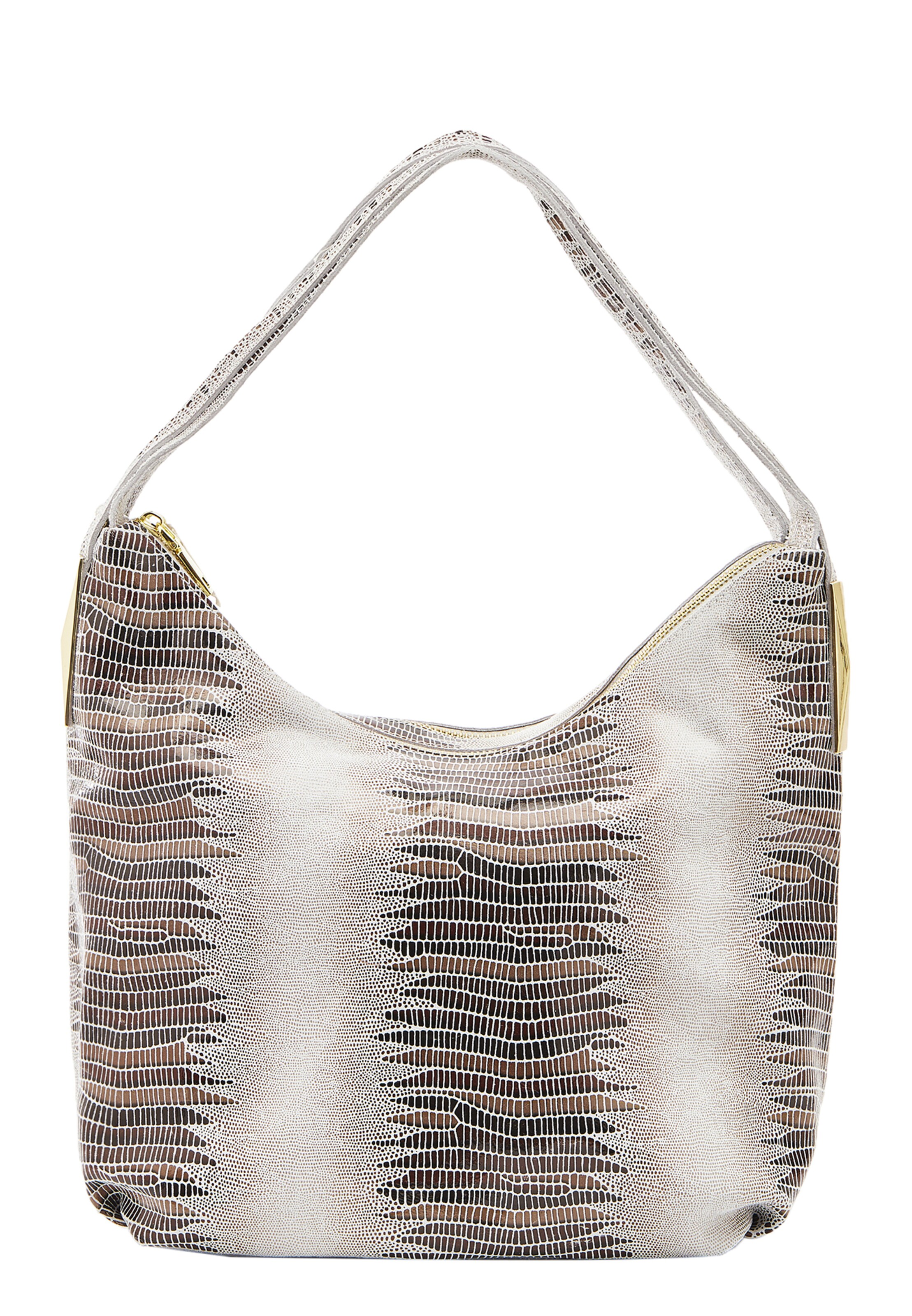 faina Schultertasche in Grau: Vorderseite