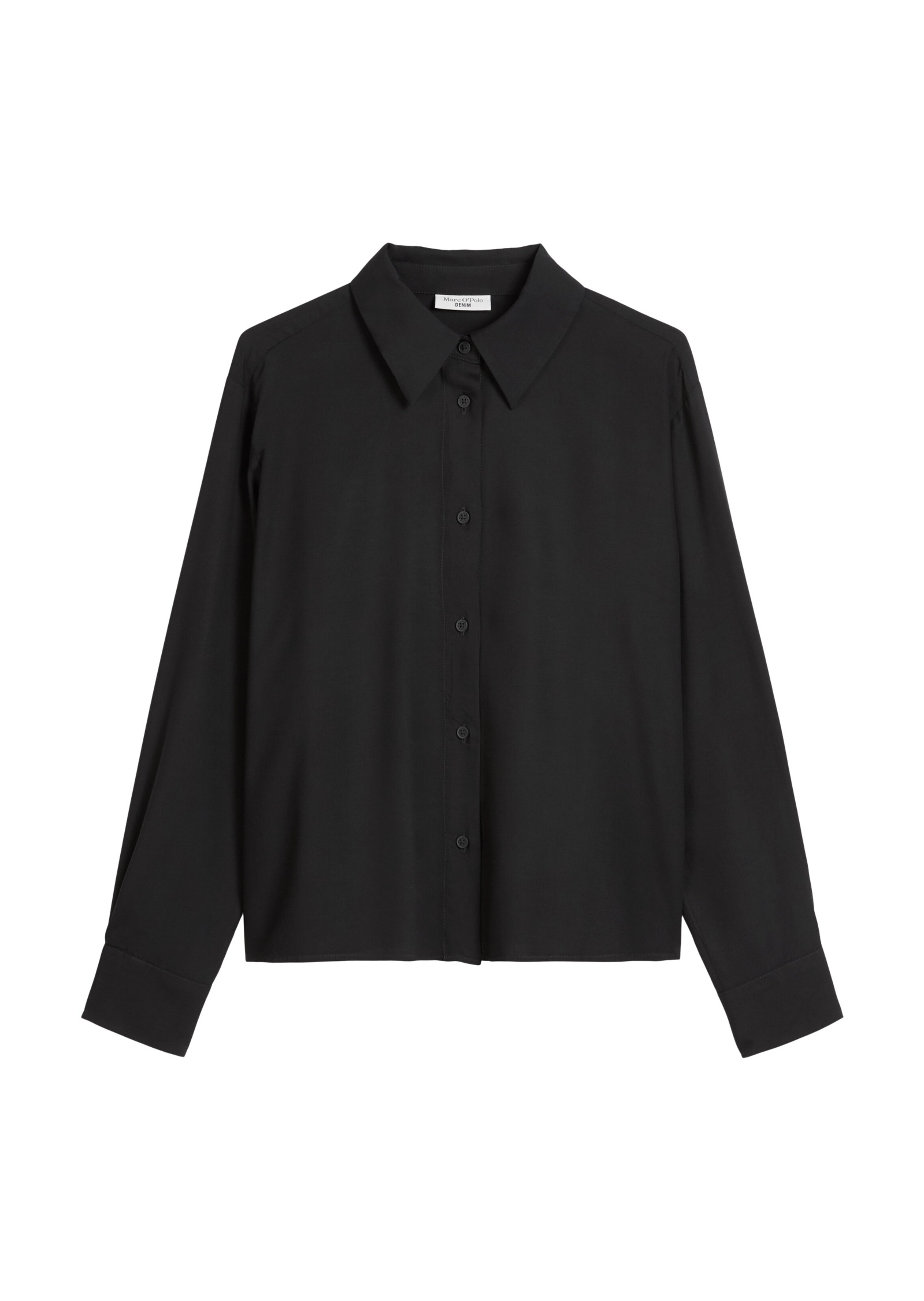 Marc O'Polo DENIM Blouse in Zwart: voorkant