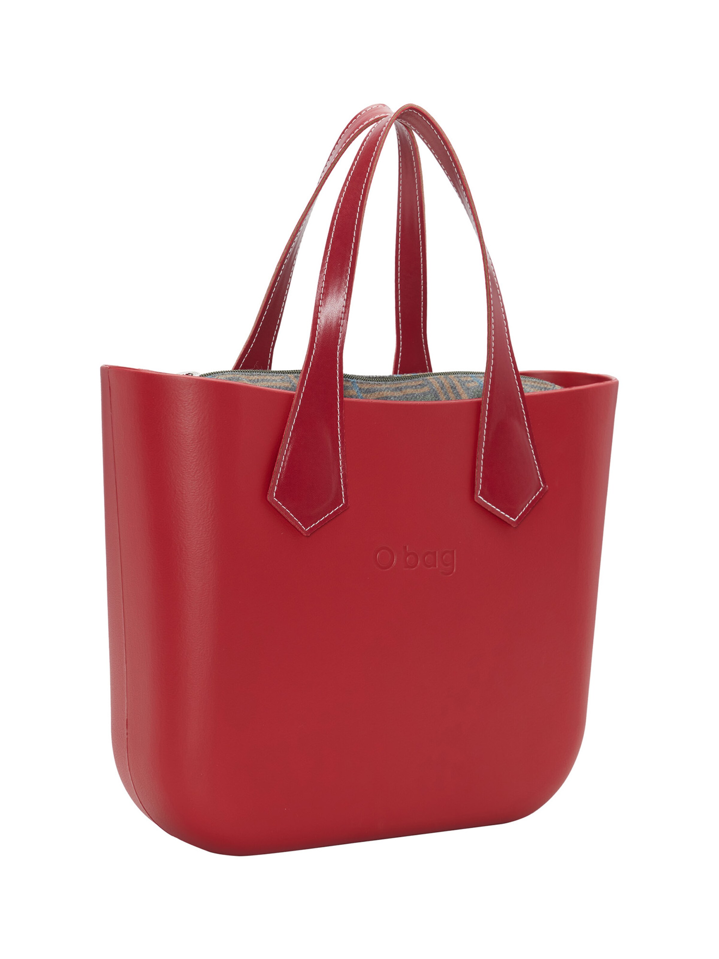 O bag Handtasche in Rot