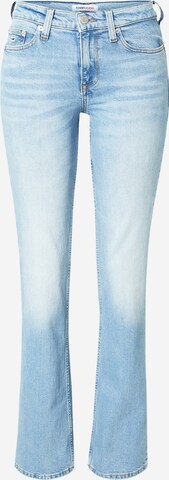 Coupe slim Jean 'MADDIE' Tommy Jeans en bleu : devant