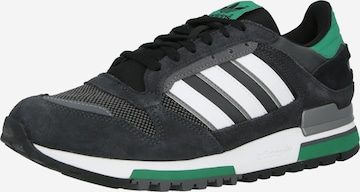ADIDAS ORIGINALSNiske tenisice 'ZX 600' - crna boja: prednji dio