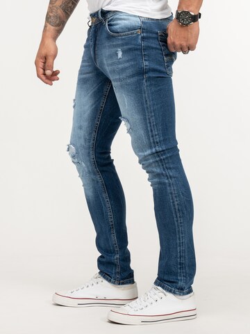 Rock Creek Slimfit Jeans in Blau