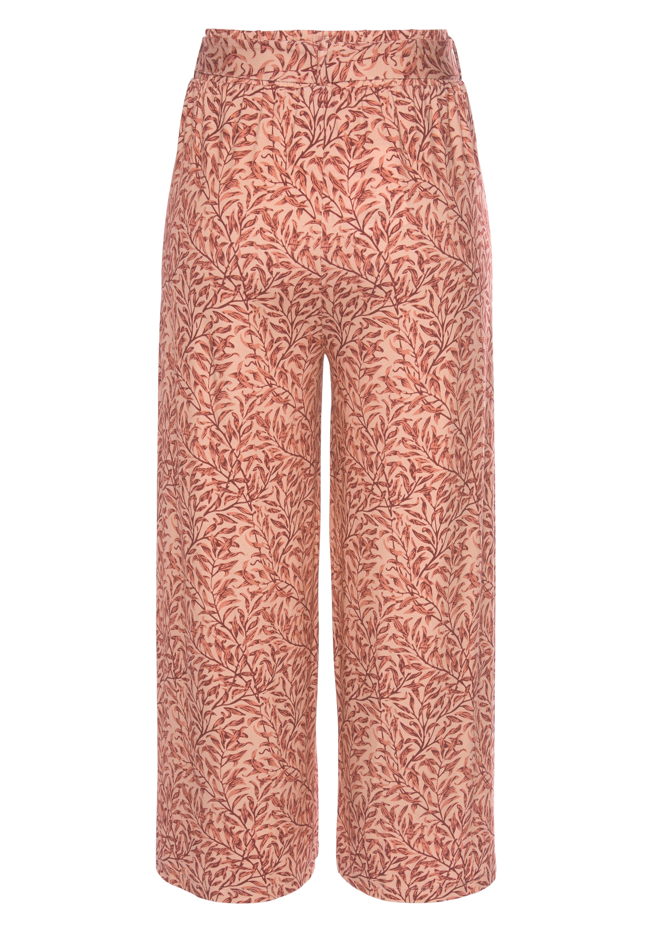 BEACH TIME Wide leg Byxa 'Beach Time' i röd