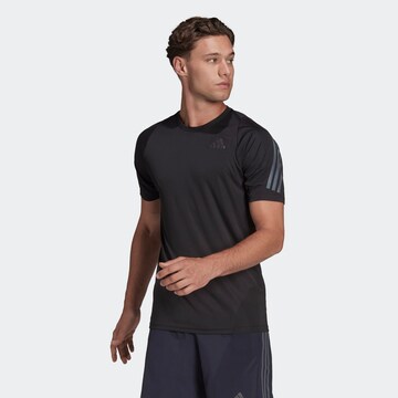 ADIDAS SPORTSWEAR Λειτουργικό μπλουζάκι 'Run' σε μαύρο: μπροστά