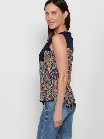 KOROSHI Blouse in Blauw