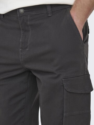 Coupe slim Jean 'ONSCarter' Only & Sons en gris