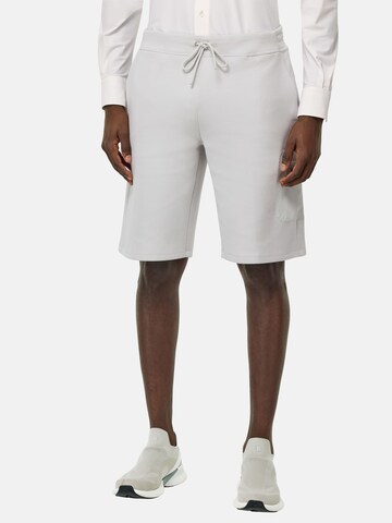 Boggi Milano Regular Broek 'B Tech' in Wit: voorkant