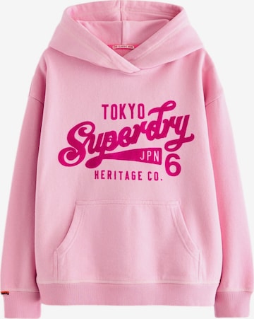 Superdry & Co Свитшот в Ярко-розовый: спереди
