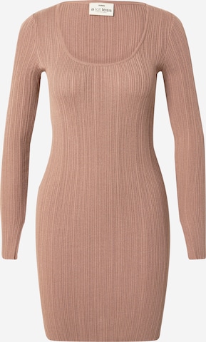 A LOT LESS Dress 'Nanni' in Brown: front