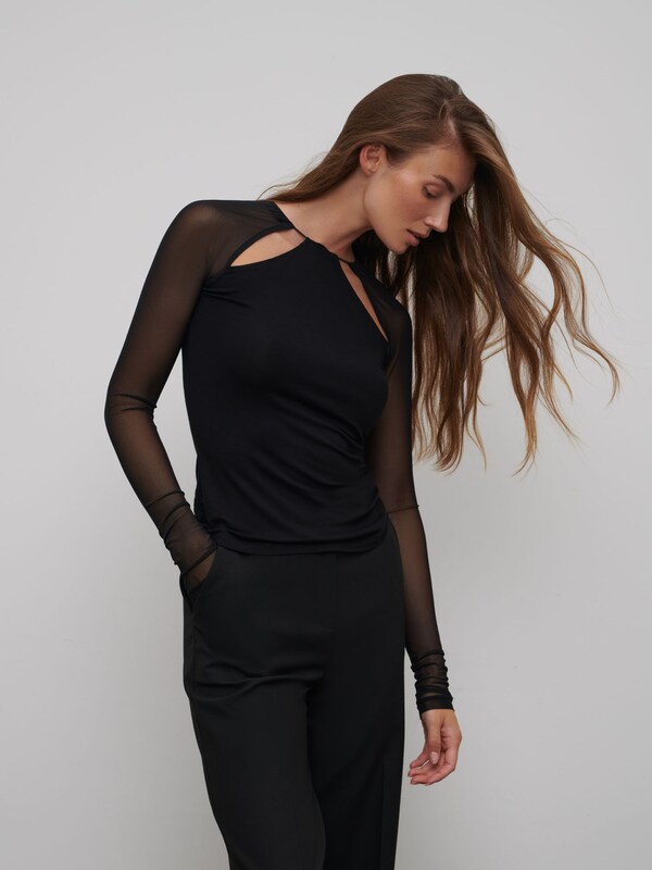 RÆRE by Lorena Rae Shirt 'Inola' in Black