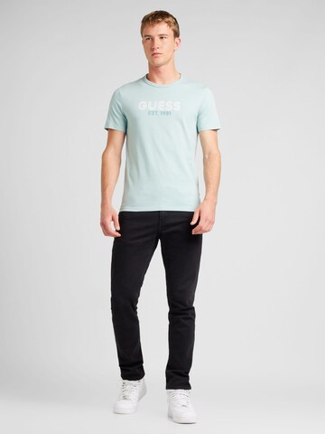 GUESS T-Shirt 'Classic' in Blau