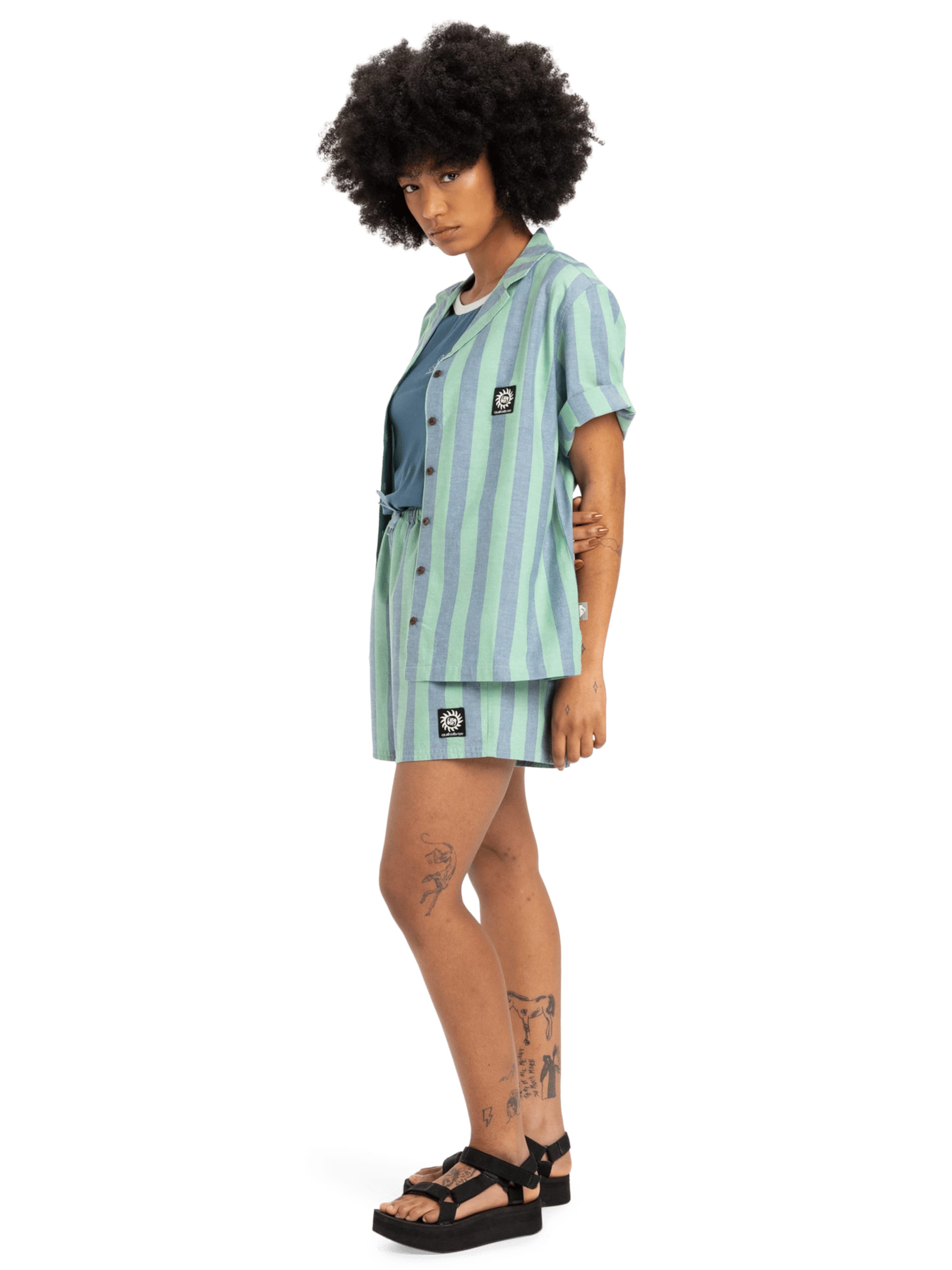 QUIKSILVER Blouse 'Dad' in Blue