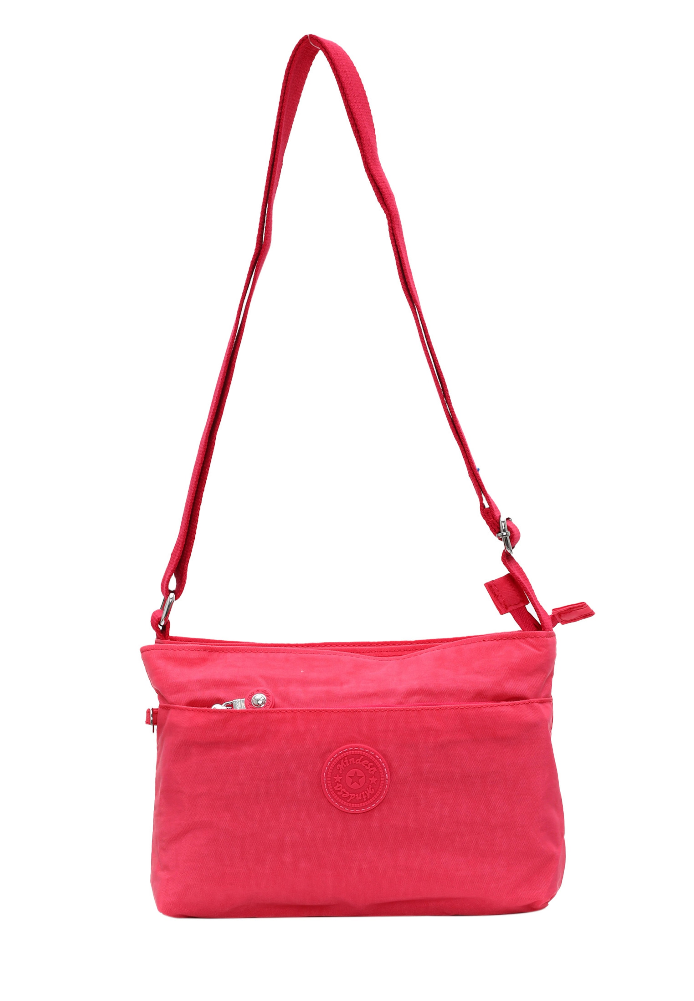 Borsa a tracolla di Mindesa in rosa: frontale