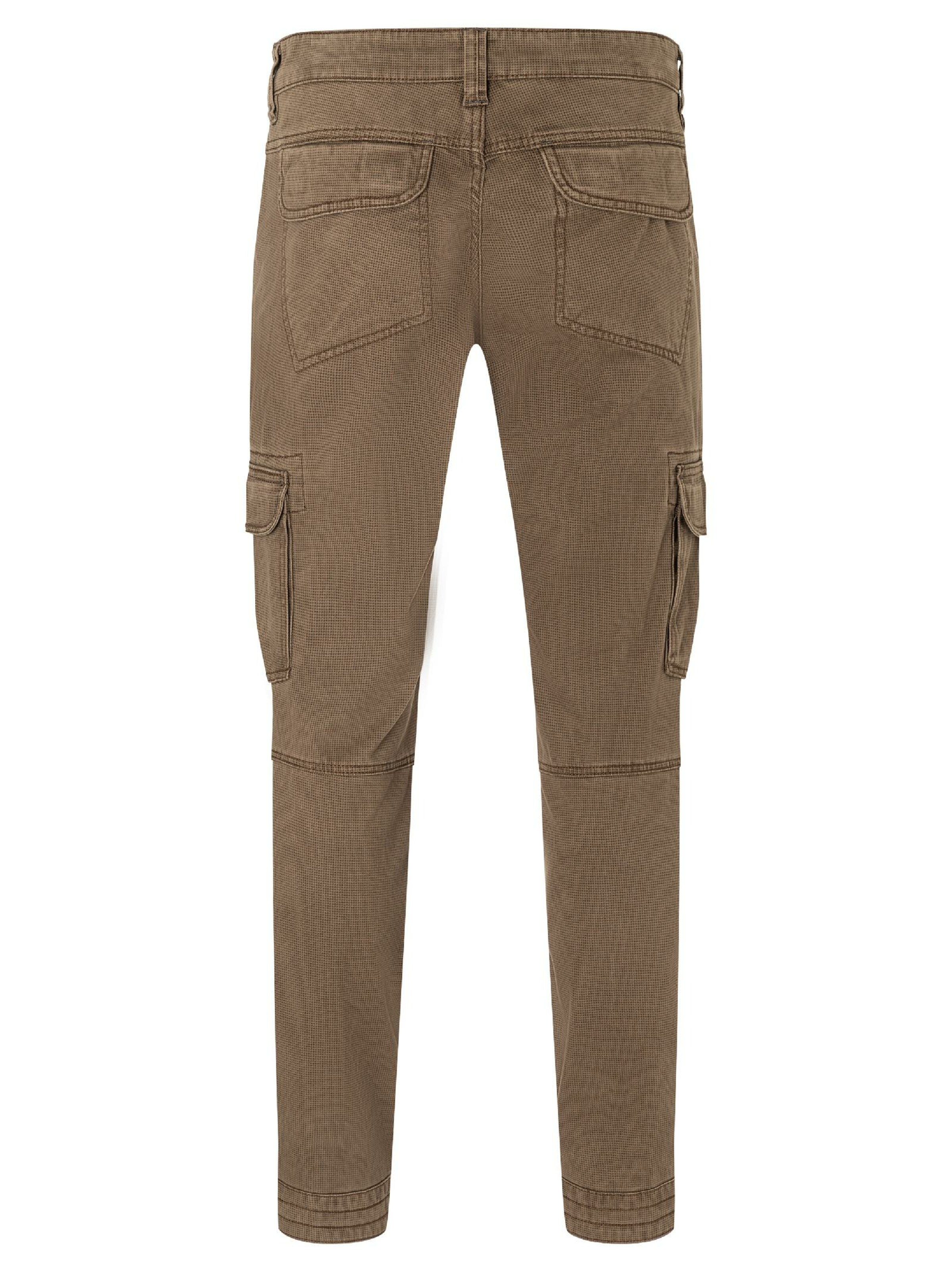 TIMEZONE Slim fit Cargo Pants 'Ben' in Brown