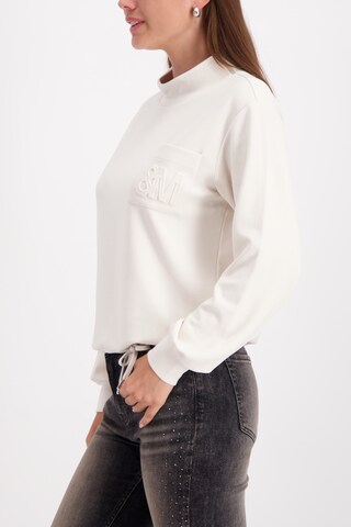 monari Sweatshirt 'Ciao Bella' in White