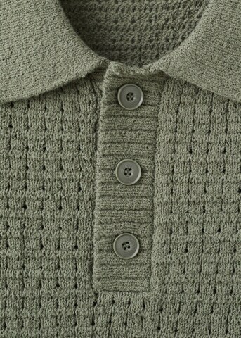 MANGO MAN Paita 'Samos' värissä vihreä