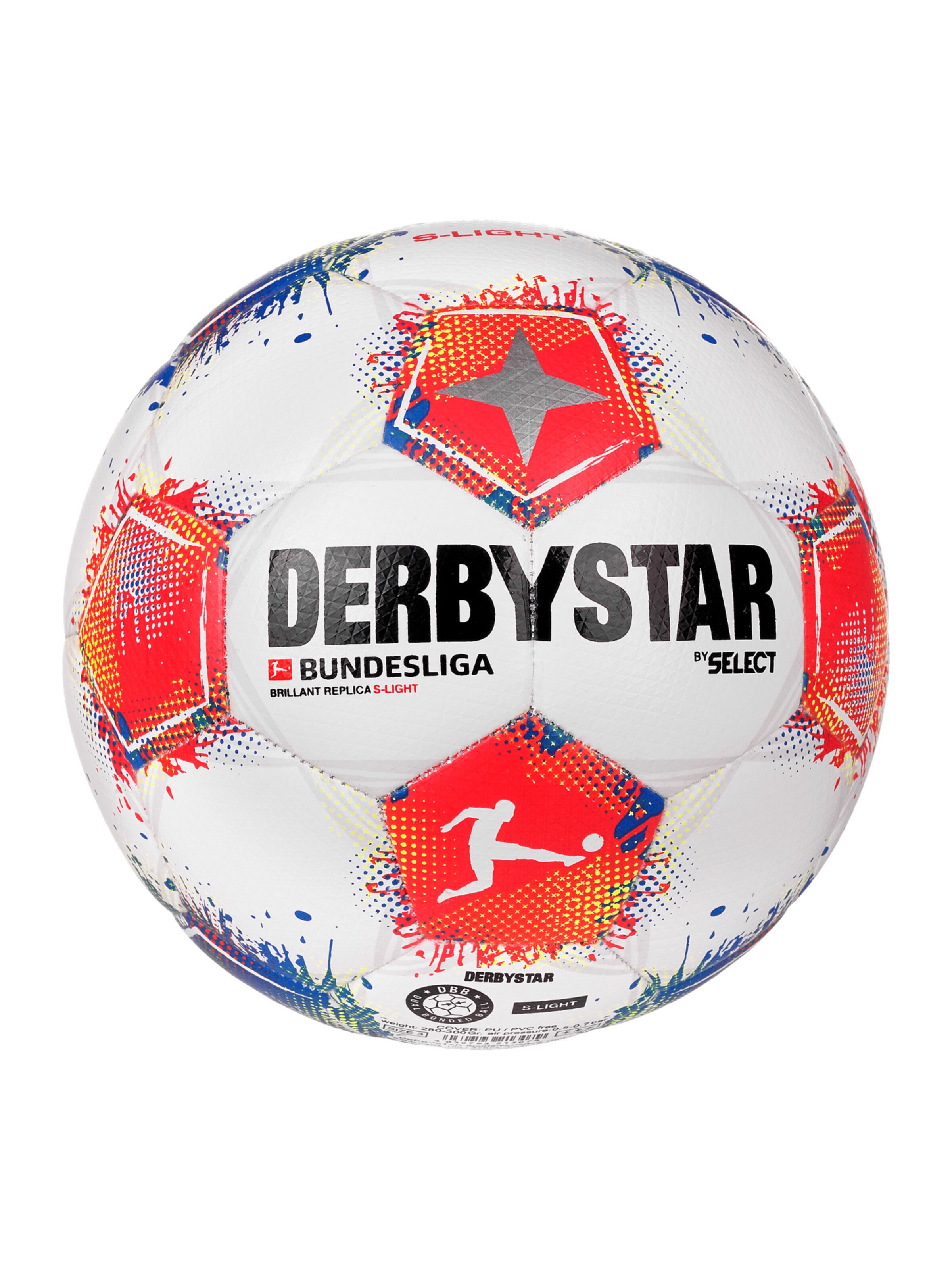 DERBYSTAR Ball 'Bundesliga Brillant Replica Light v25' in Weiß