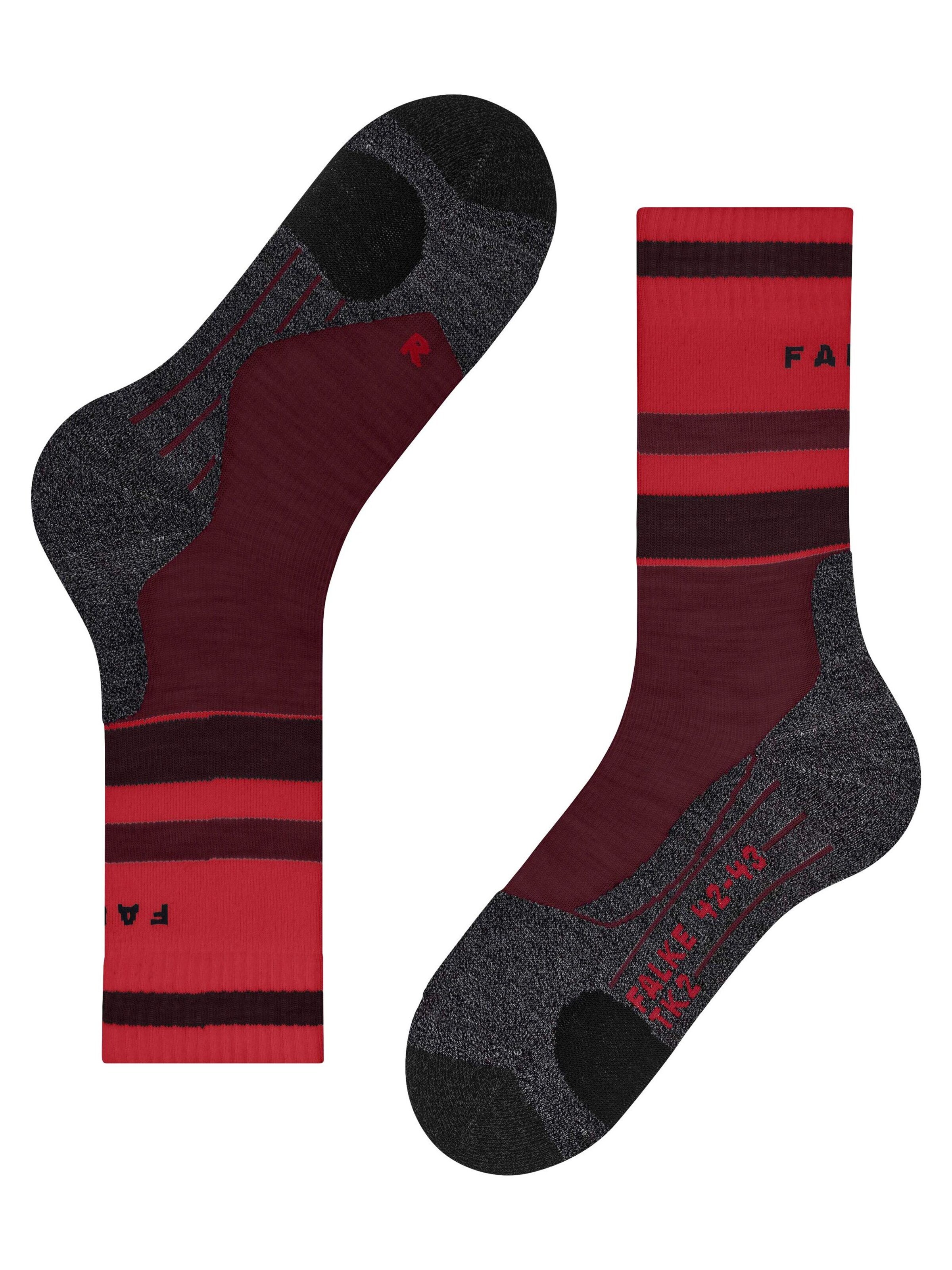 FALKE Sportsocken 'TK2 Explore Compression'‌‌ in Schwarz