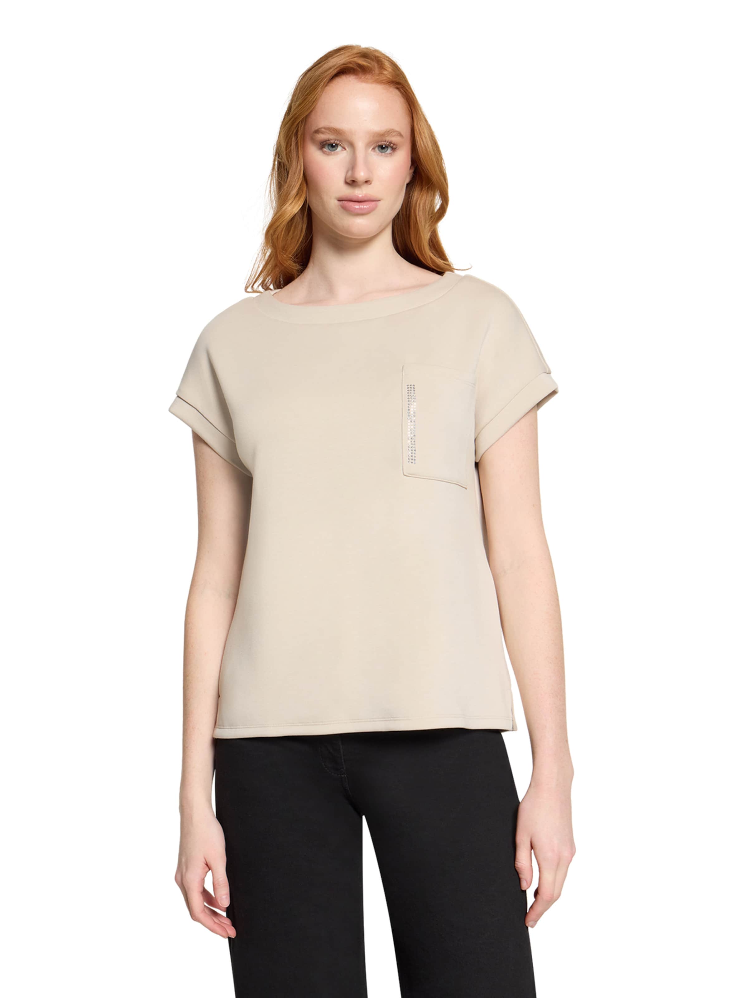 Felpa di Betty Barclay in beige: frontale