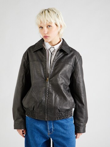 BDG Urban Outfitters Prehodna jakna | črna barva: sprednja stran