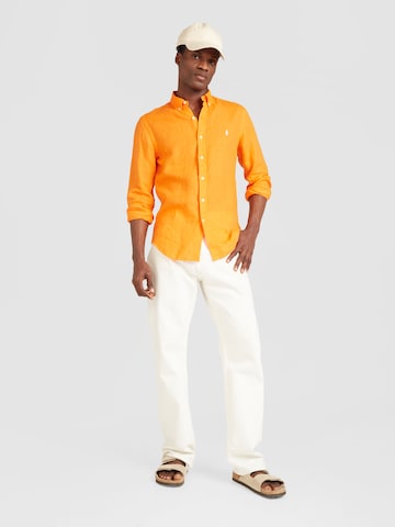 Polo Ralph Lauren Slim fit Skjorta i orange