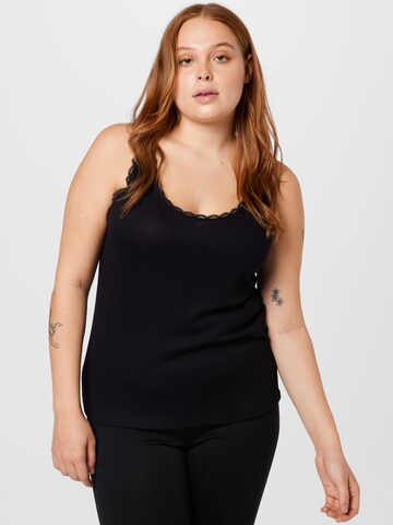 Vero Moda Curve Top in Zwart: voorkant