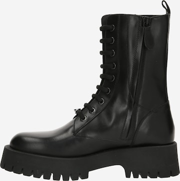 Valentino Shoes - Botines con cordones 'Combat' en negro