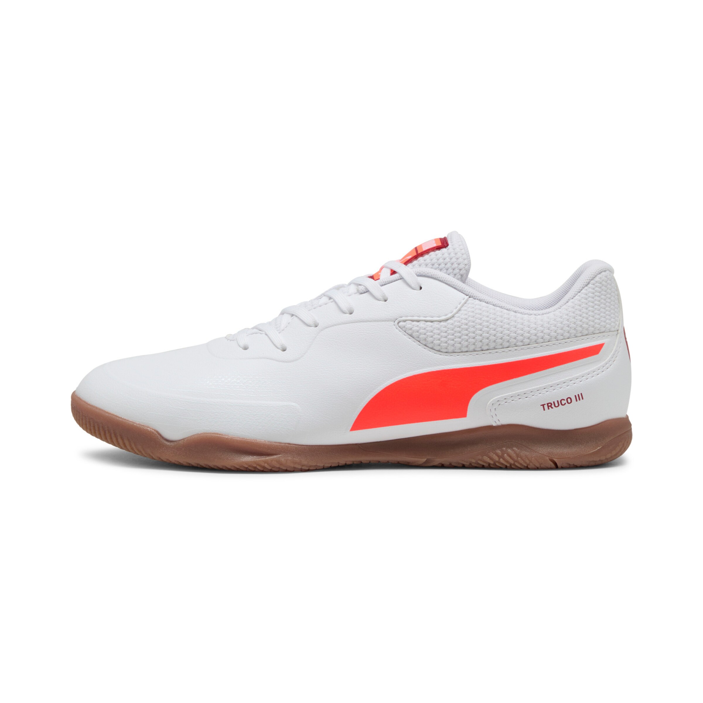 PUMA Soccer Cleats in White: front