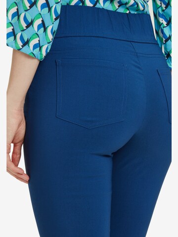 Betty Barclay Skinny Stretch-Hose ohne Verschluss in Blau