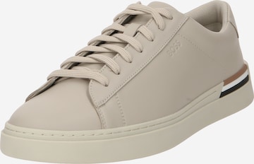 Sneaker bassa 'Clint' di BOSS in grigio: frontale