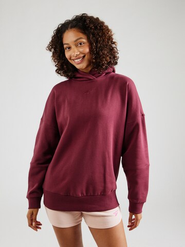 Reebok Sports sweatshirt 'LUX' in Red: front