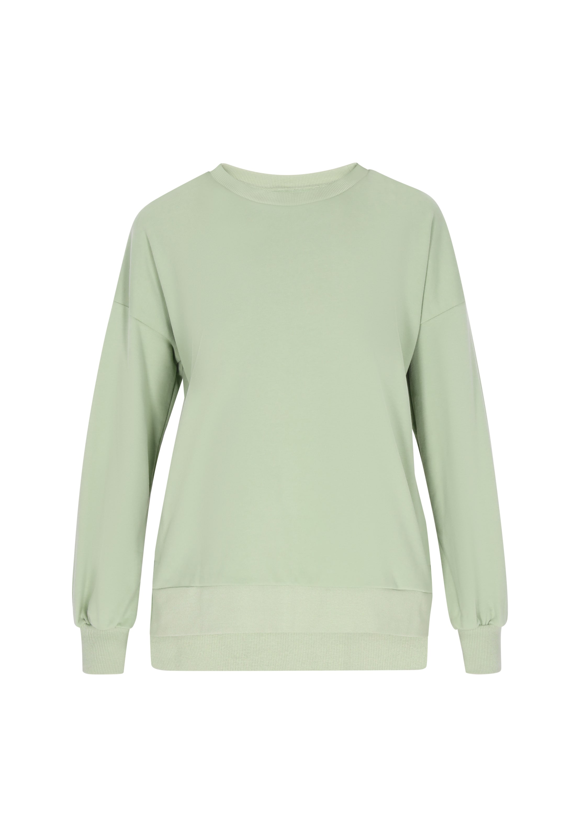 Bluză de molton de la usha BLUE LABEL pe verde: față