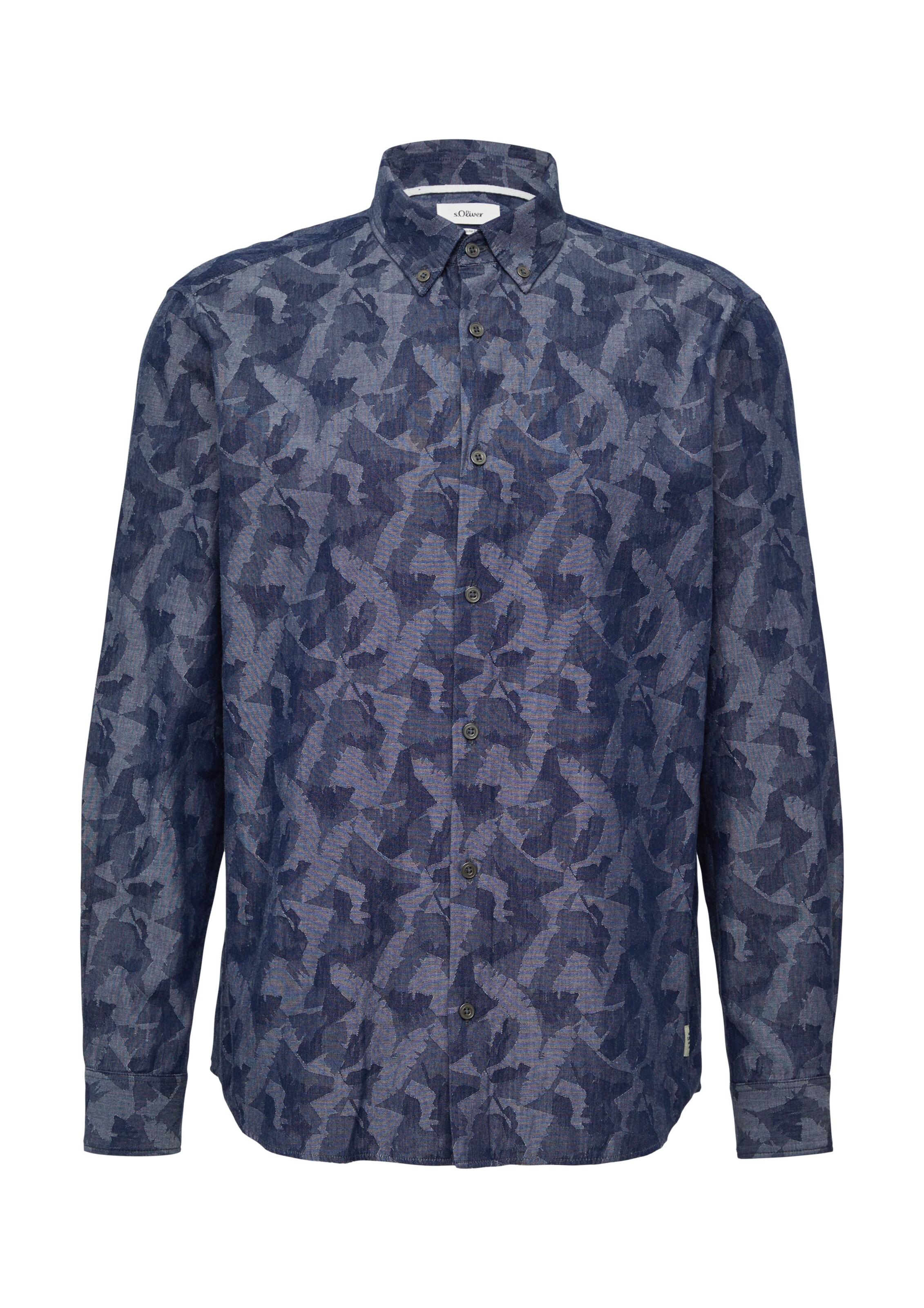 Coupe regular Chemise s.Oliver en bleu : devant