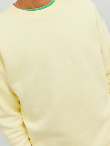 JACK & JONES Sweatshirt in Yellow