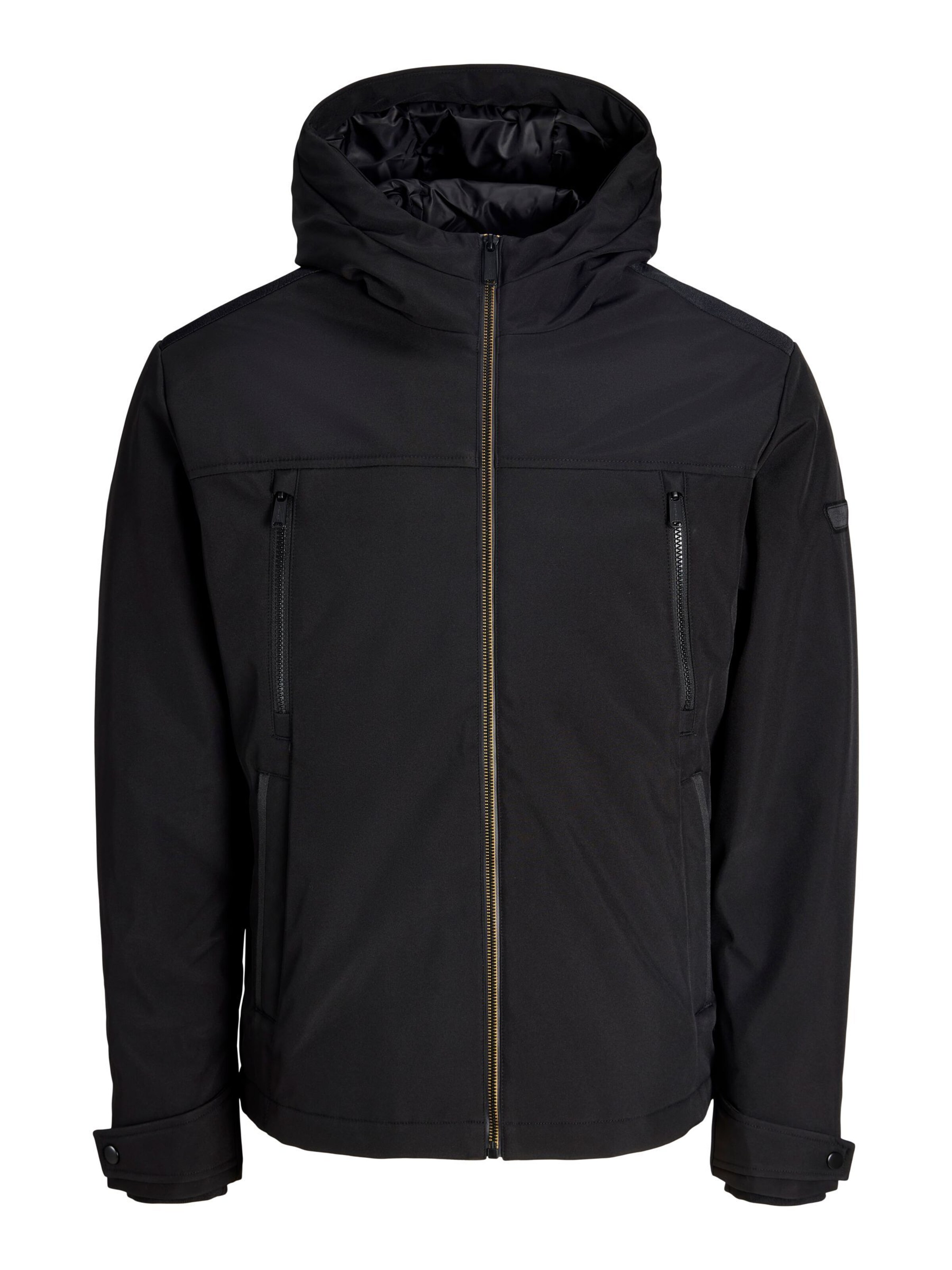 JACK & JONES Veste fonctionnelle en L en noir, Vue avec produit