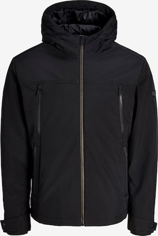 Veste mi-saison 'JJCLARK' JACK & JONES en noir : devant