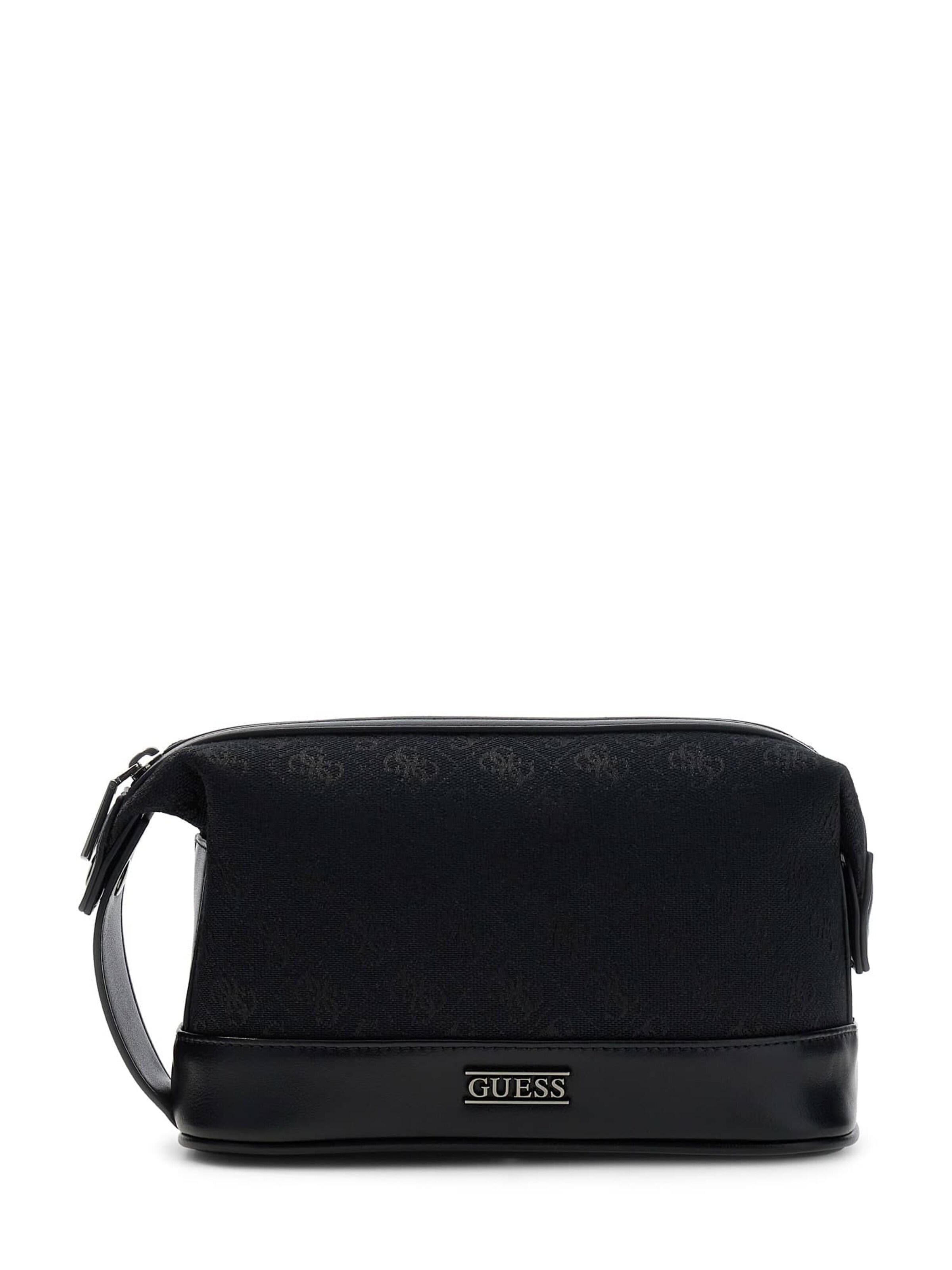 Trousses de toilette 'BOSTON' GUESS en noir : devant