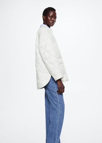 MANGO Prehodna jakna 'MELON' | bela barva