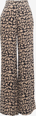 FRESHLIONS Wide leg Pantalon 'Benilda' in Beige: voorkant