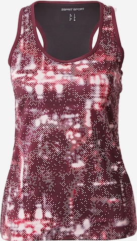 ESPRIT SPORT Sports Top in Red: front