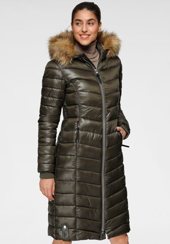 ALPENBLITZ Winter Coat in Green: front