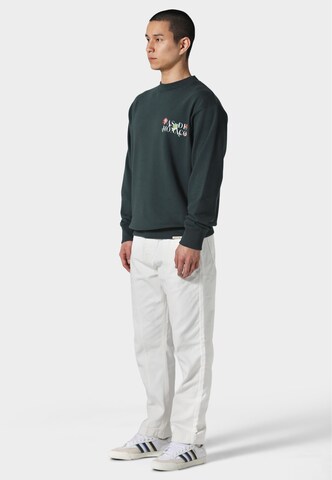 Pas De Monaco Sweatshirt 'FLORALE' in Grün