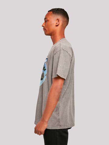 F4NT4STIC Shirt 'Yes Chrome Island' in Grijs