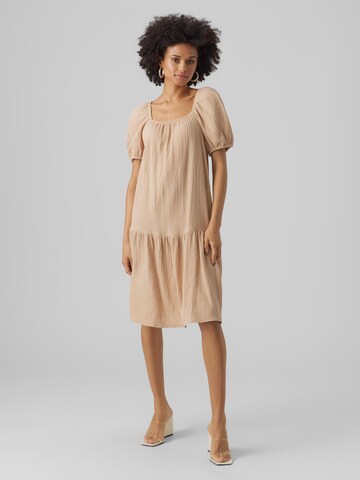 Robe d’été 'Natali Nia' VERO MODA en beige