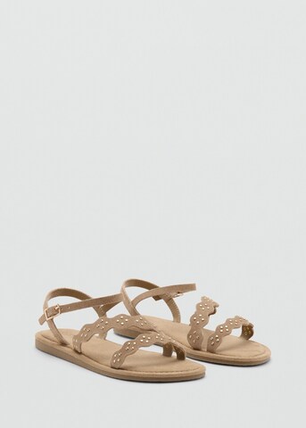 MANGO KIDS Sandals 'Waves' in Beige
