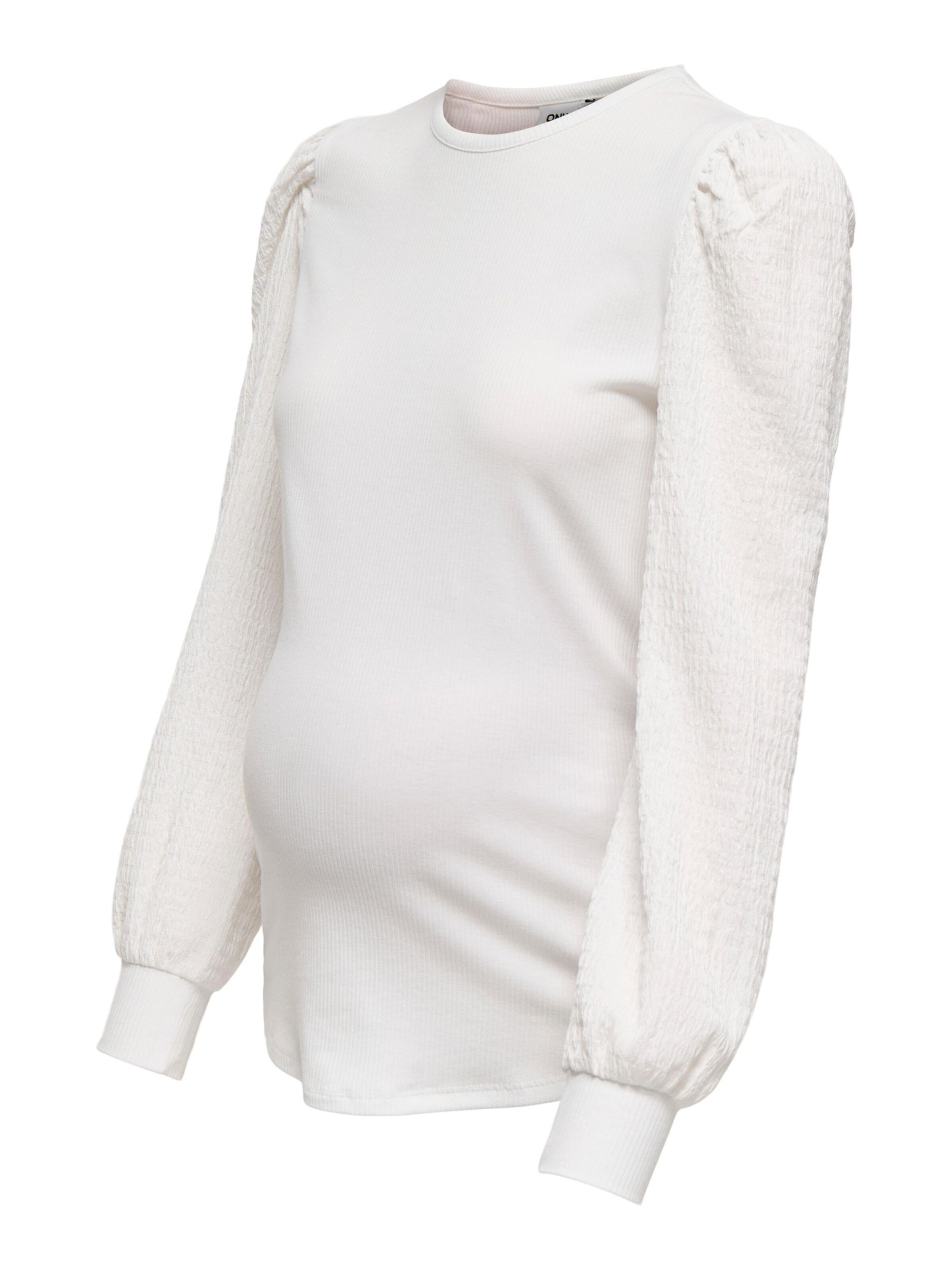 Only Maternity Trui 'JULIE' in Wit