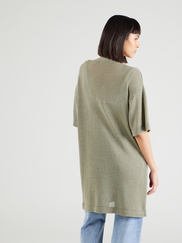 JDY Knit Cardigan 'SHINE' in Green