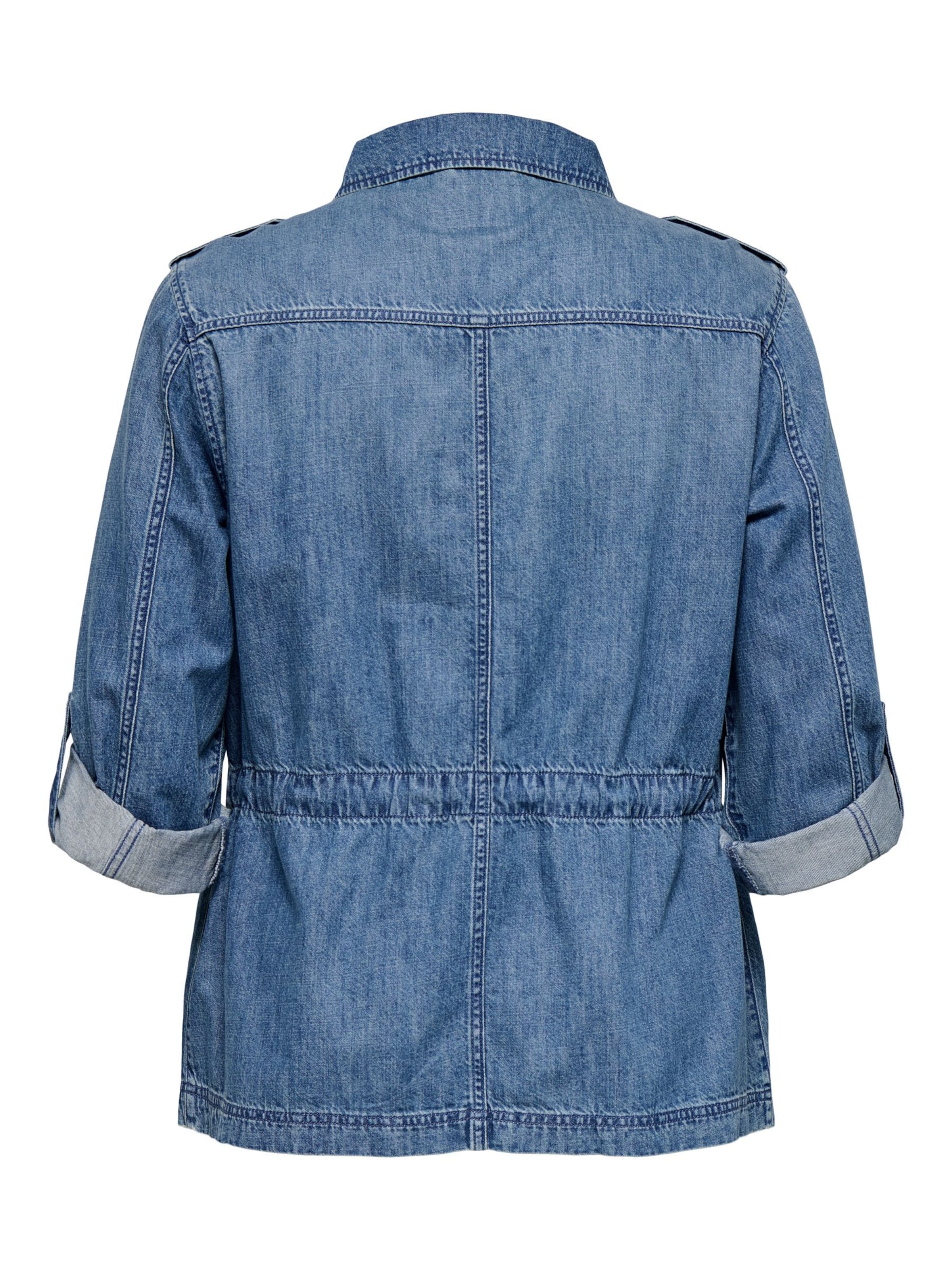 ONLY Carmakoma Overgangsjakke 'CARKENYA' i blå